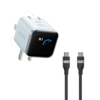 Anker Nano Charger (45W, Smart Display, 180° Foldable)