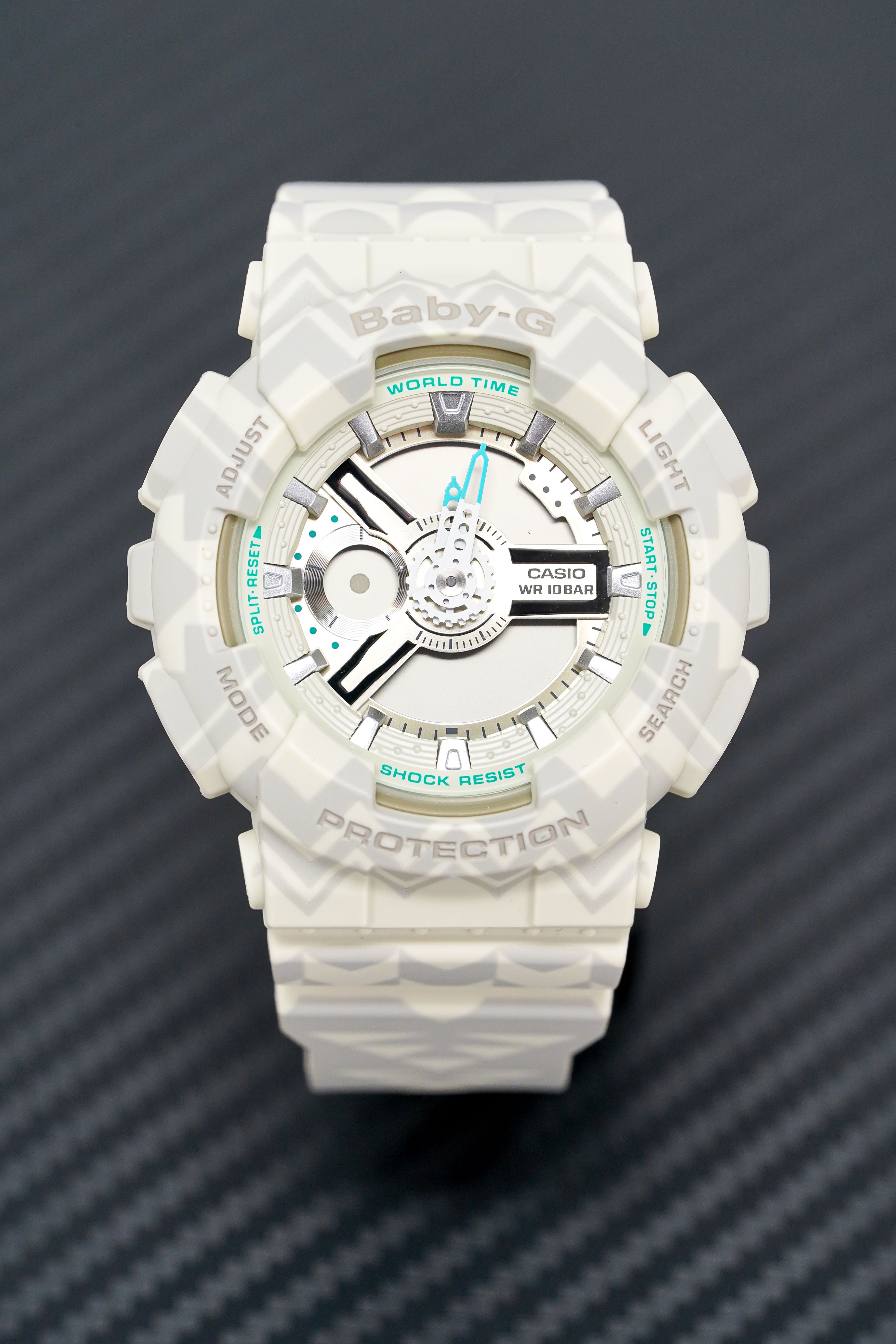 Casio Baby-G Watch Ladies Tribal Pattern Grey