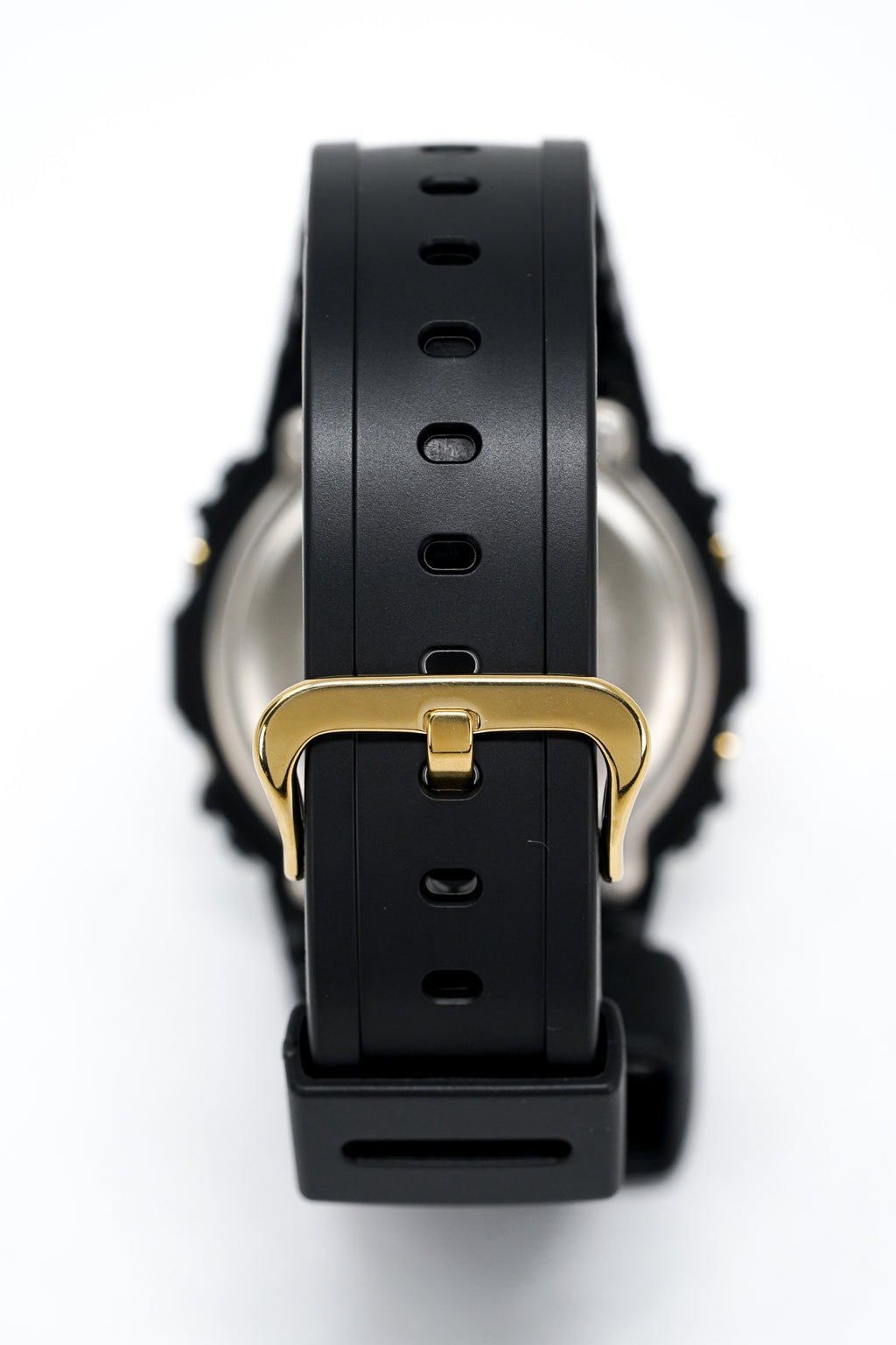 Casio G-Shock Watch Men's Square Metallic Gold Mirror Face