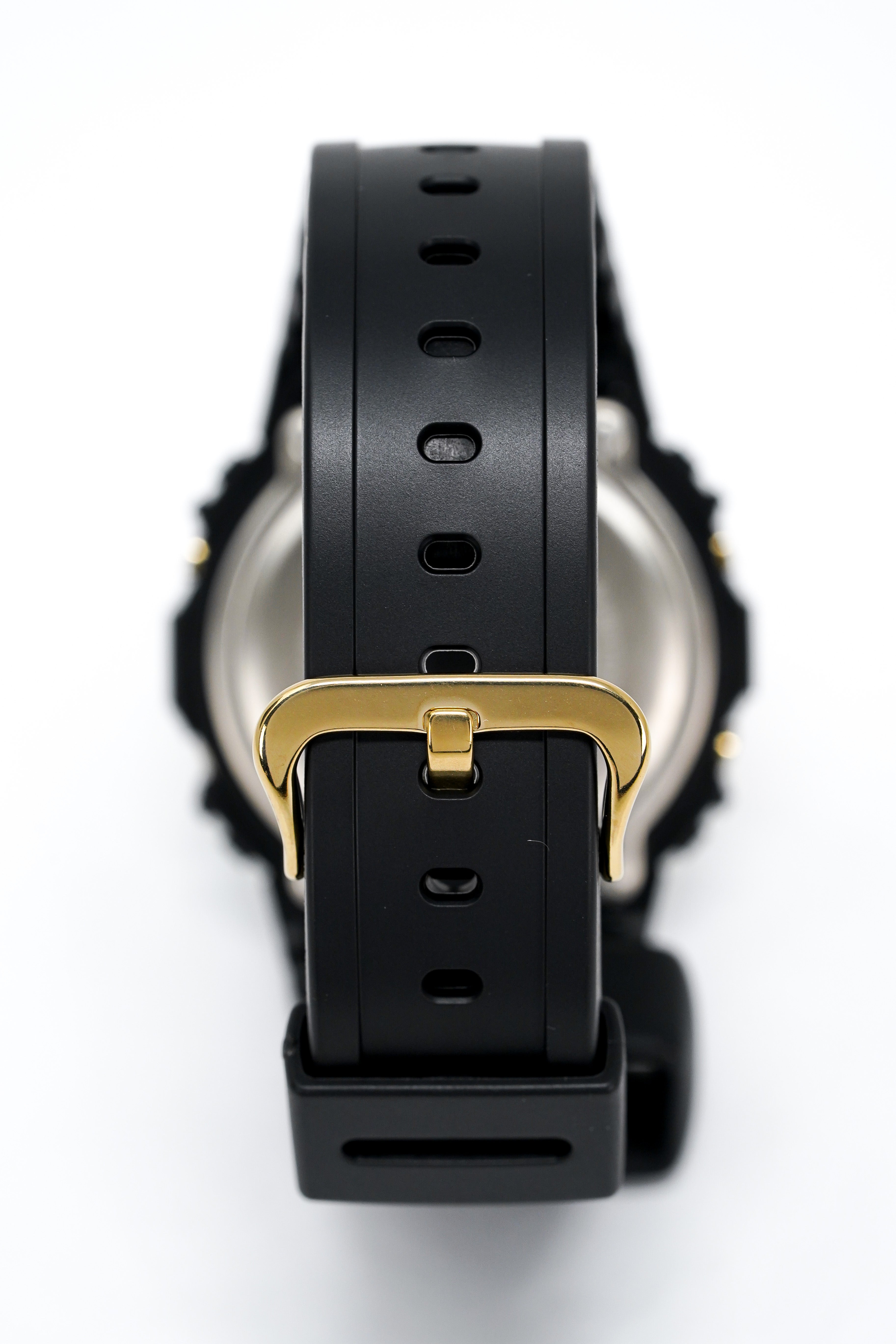 Casio G-Shock Watch Men's Square Metallic Gold Mirror Face