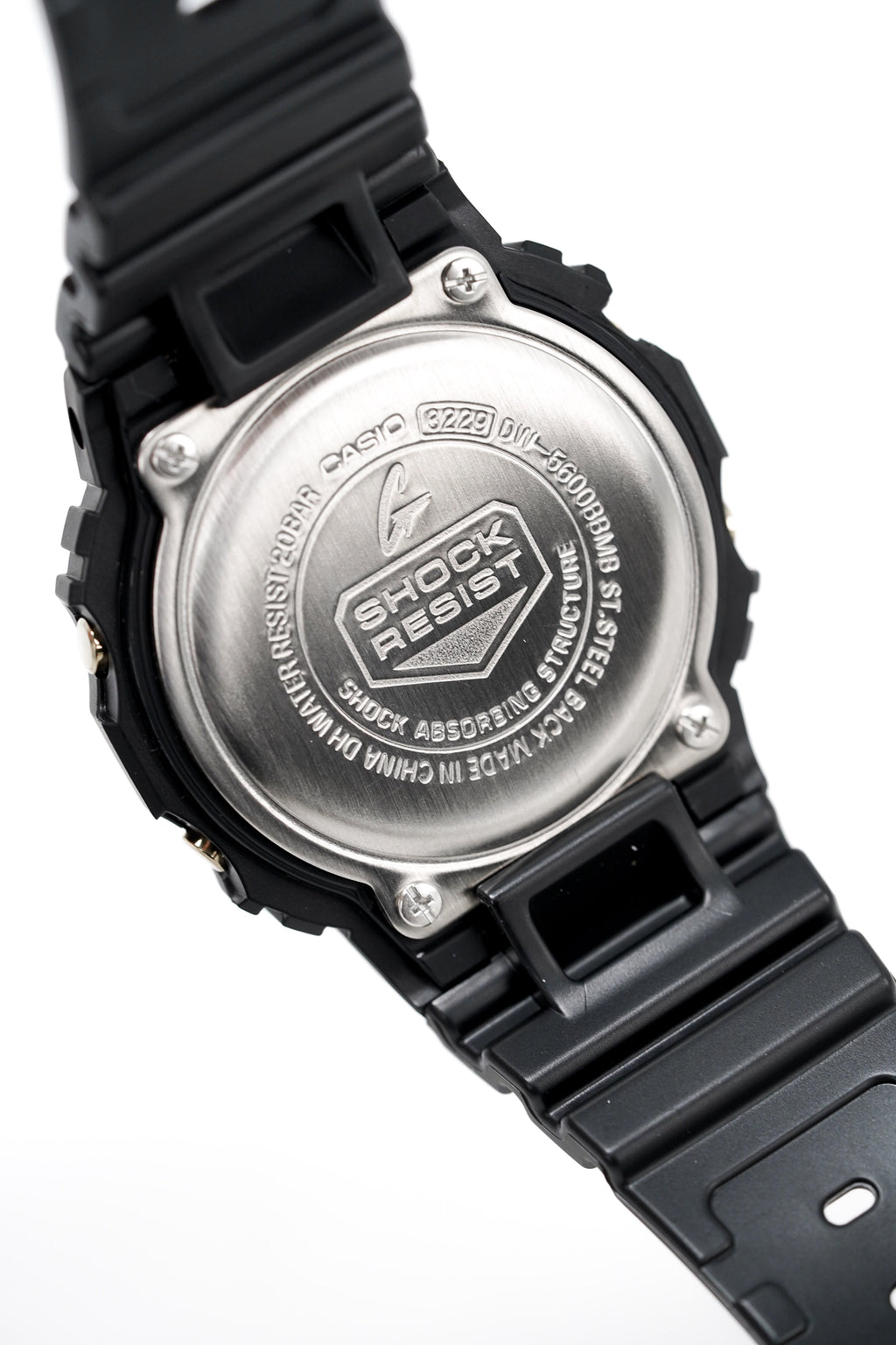 Casio G-Shock Watch Men's Square Metallic Gold Mirror Face