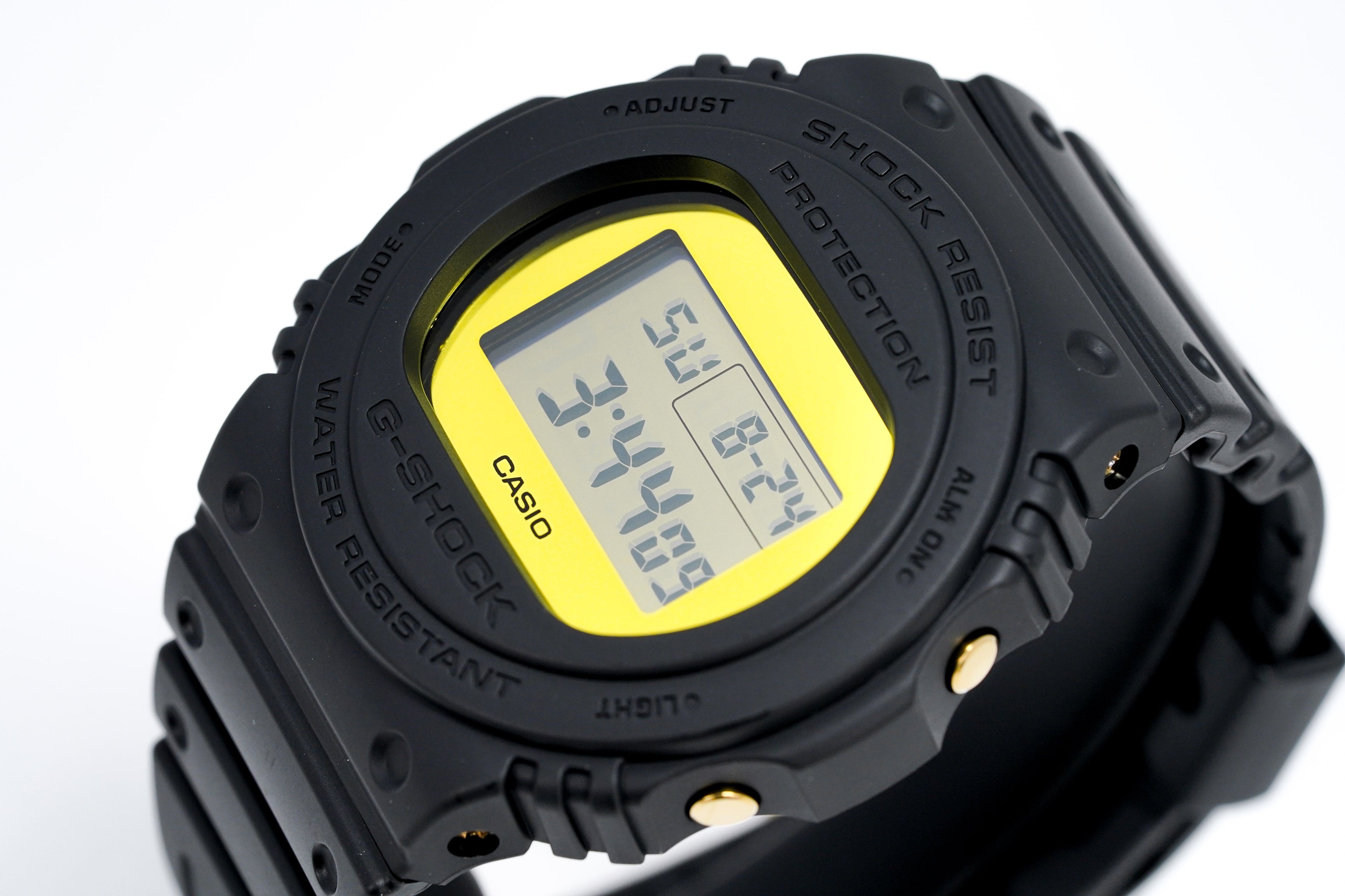 Casio G-Shock Watch Men's Round Metallic Gold Mirror Face