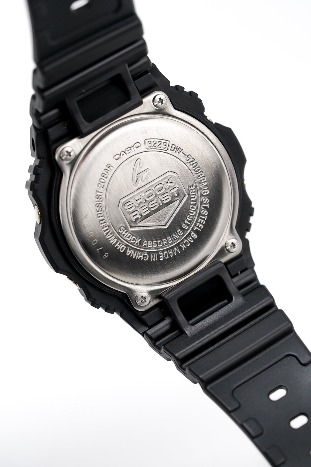 Casio G-Shock Watch Men's Round Metallic Gold Mirror Face