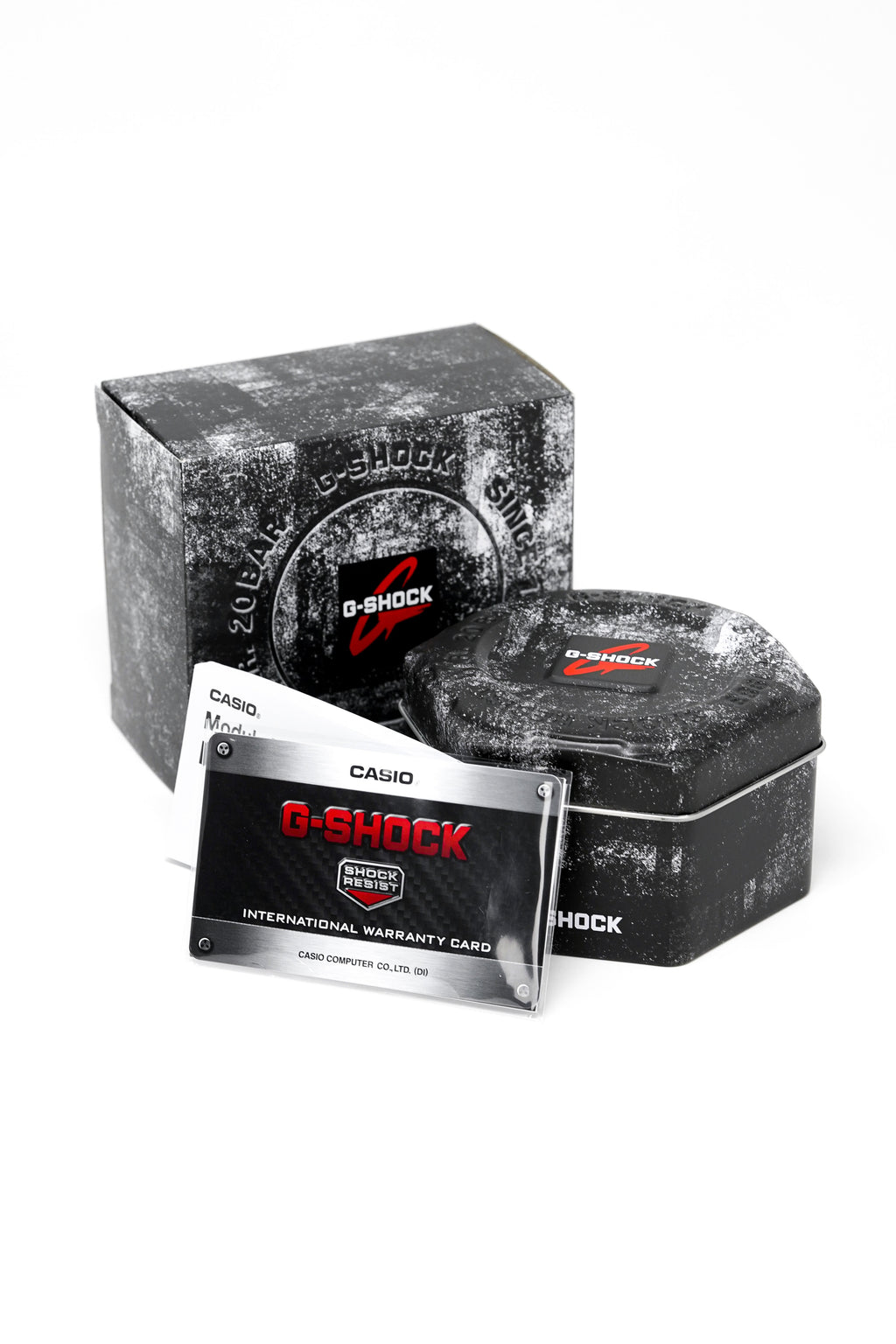 Casio G-Shock Watch Men's Shock Tech Skeleton Black/Green