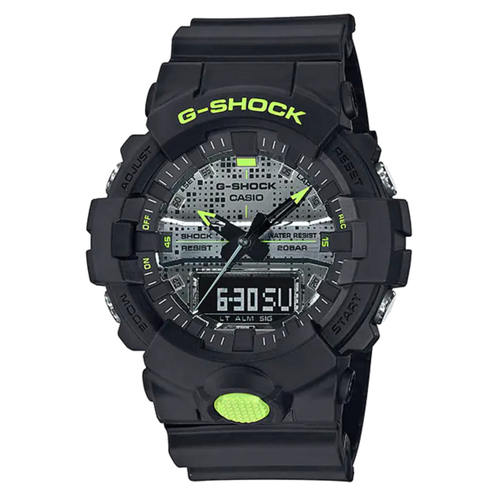Casio G-Shock Watch Black/Neon Digital Camo
