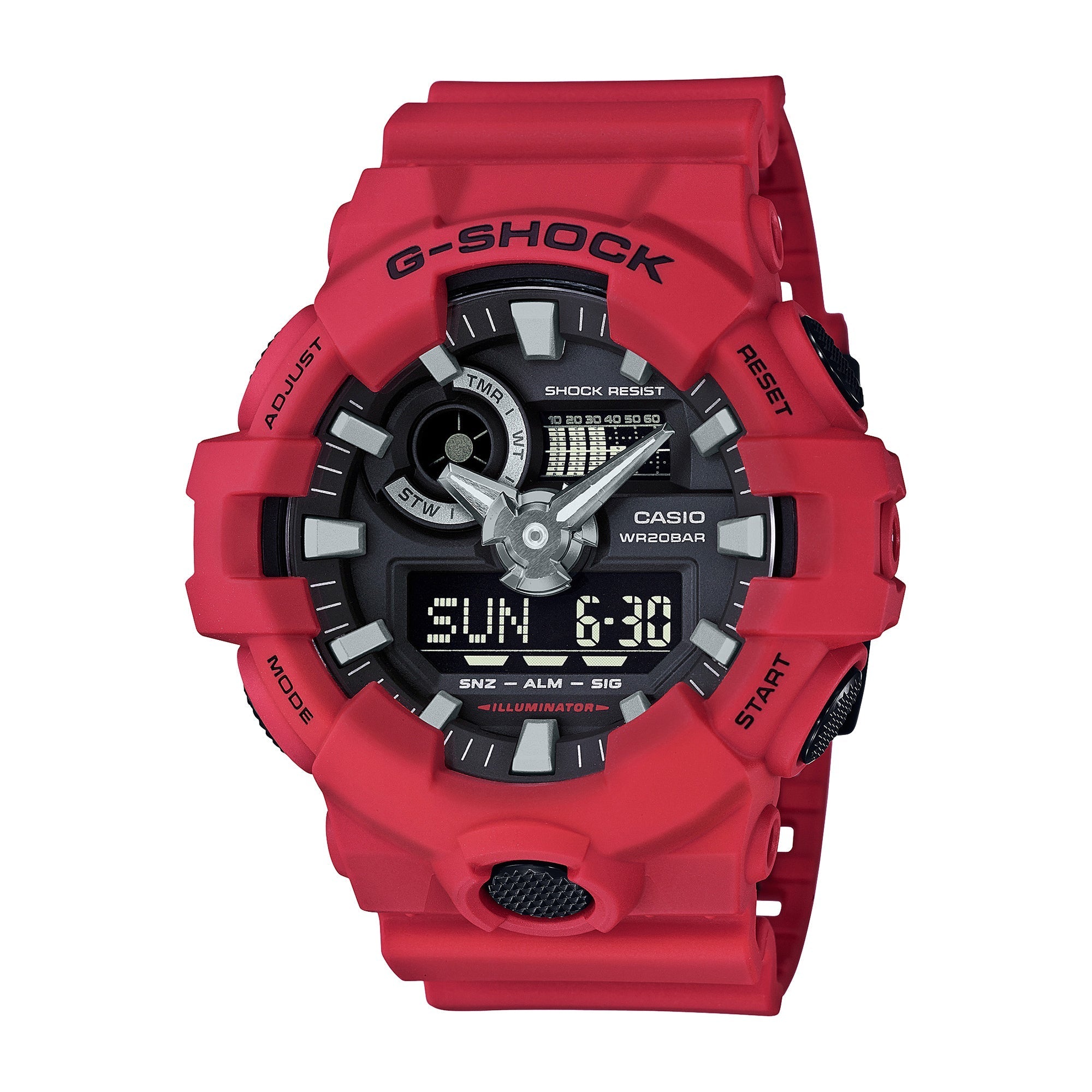 GA-700-4A Quartz Icon Resin Red