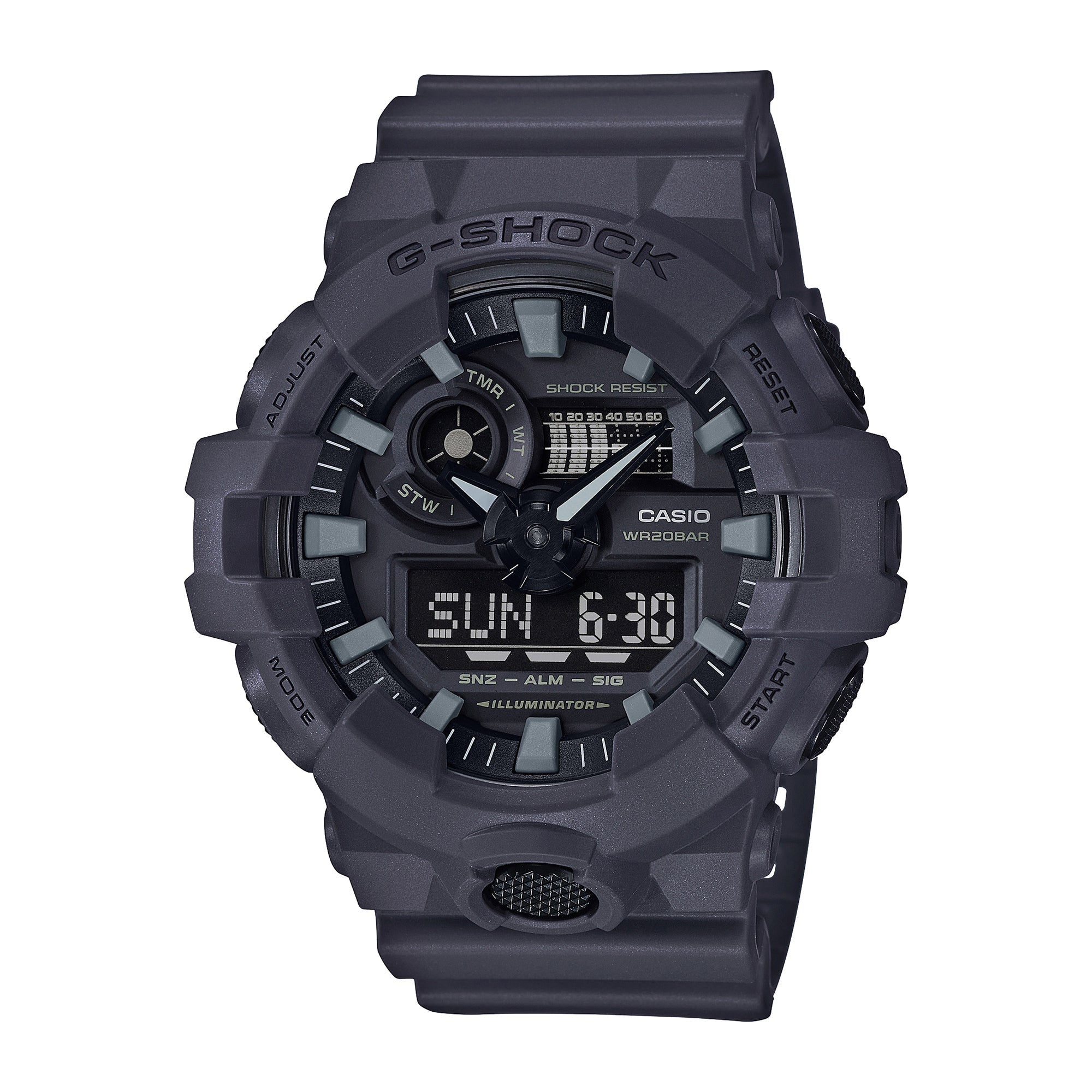 GA-700UC-8A Quartz Icon Resin Gray