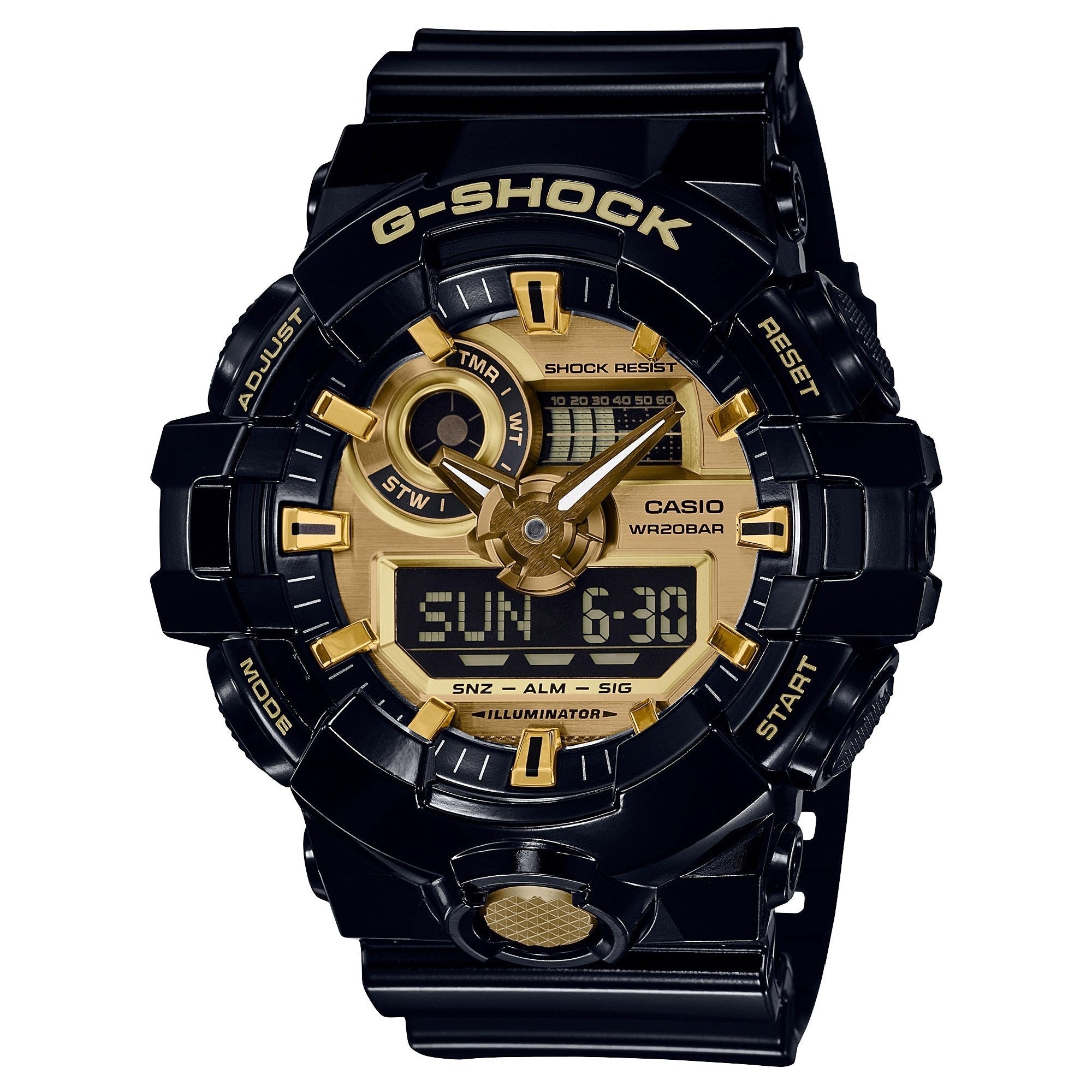 GA-710GB-1A Quartz Icon Resin Black