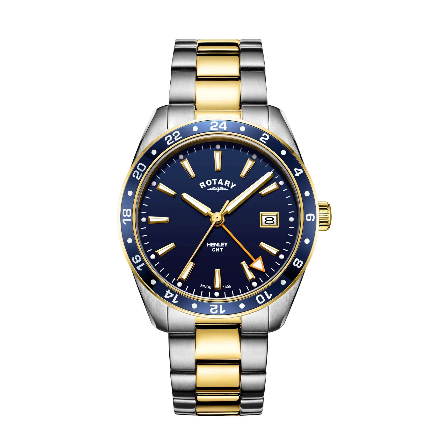 Rotary Henley GMT Men's Blue Watch