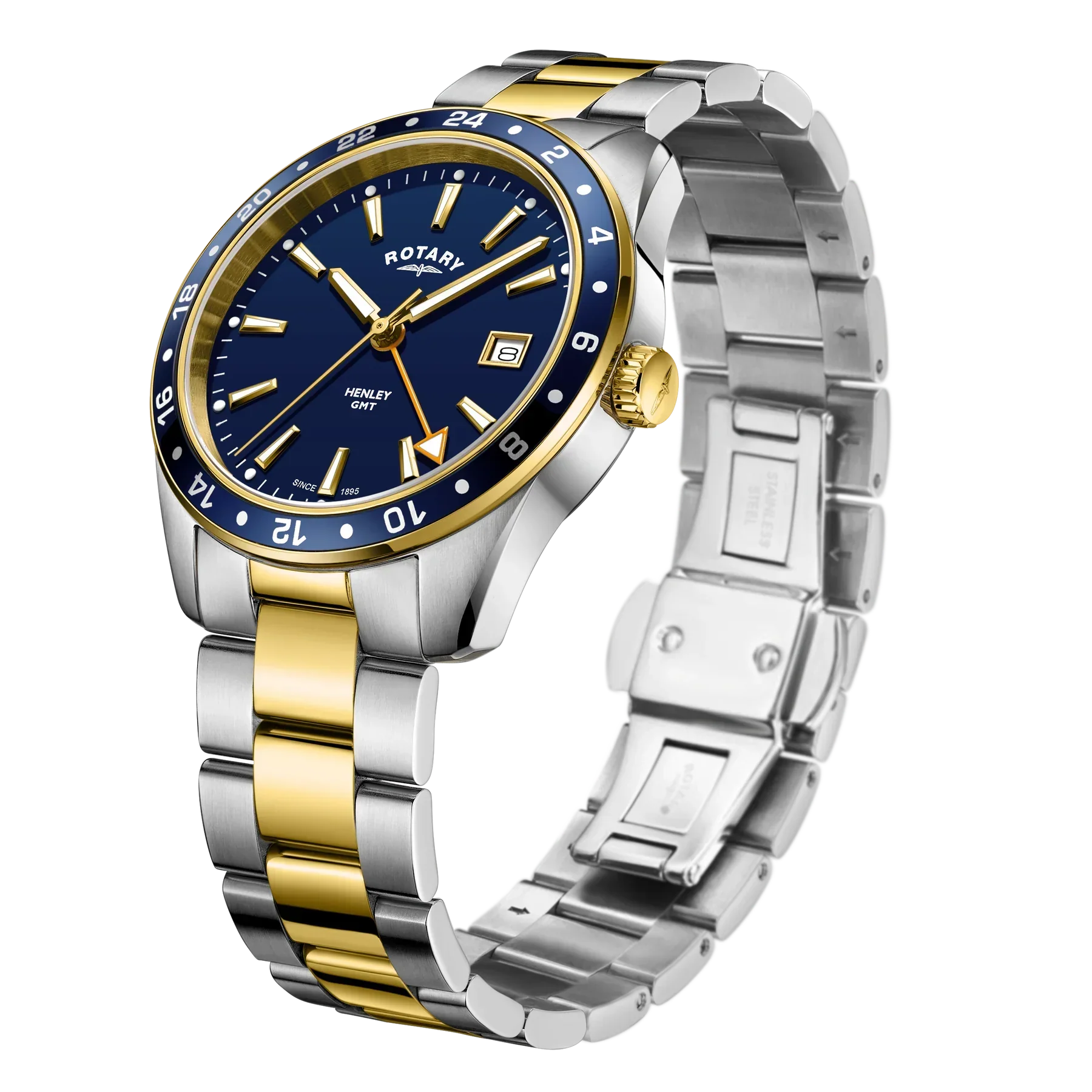 Rotary Henley GMT Men's Blue Watch