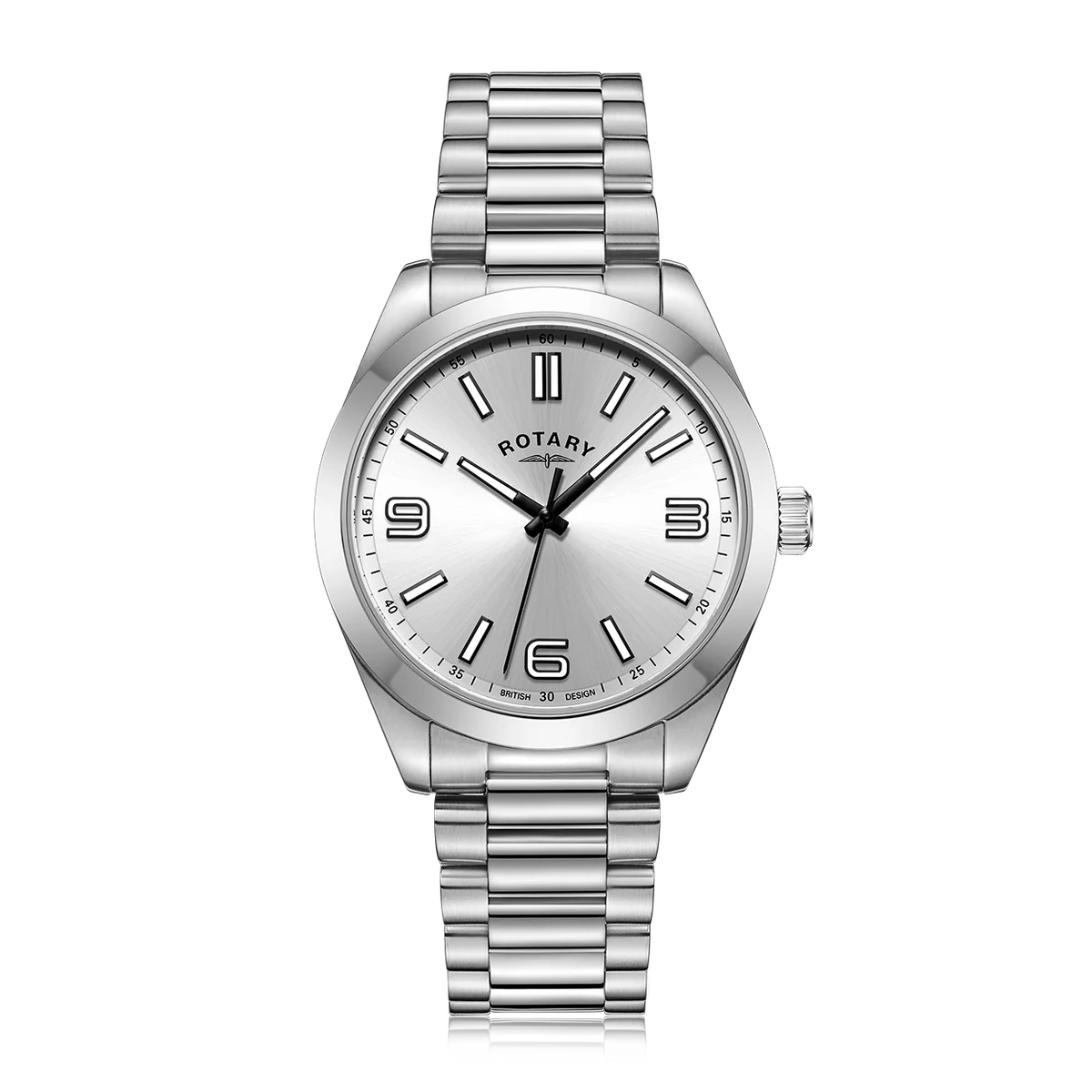 Rotary Heritage Sport Men's Silver Watch