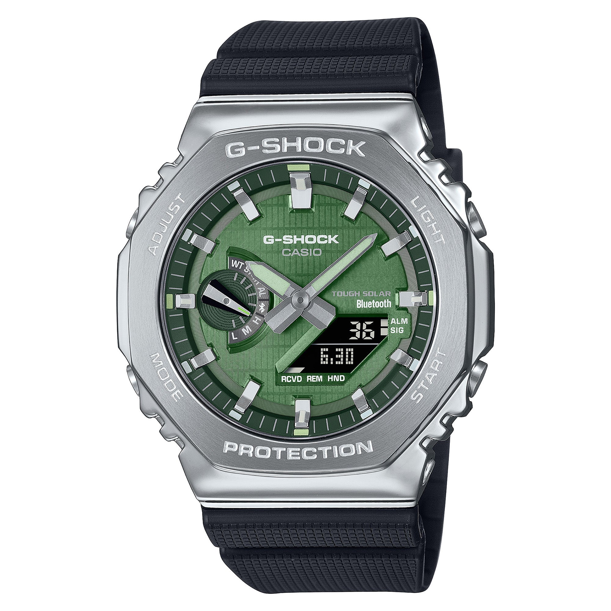 GBM-2100A-1A3 Solar G Steel Stainless Steel / Resin Silver