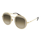 Gucci Women's Sunglasses Oversized Round Gold