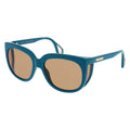 Gucci Women's Sunglasses Wraparound Rectangle Turquoise