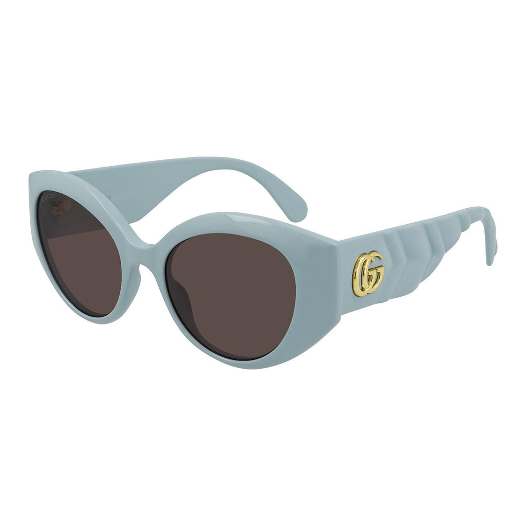 Gucci Women's Sunglasses Oversized Cat Eye Blue