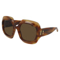 Gucci Women's Sunglasses Oversized Square Tortoise