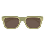 Gucci Men's Green Square Sunglasses Brown Lenses GG1732SK