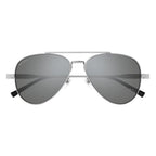 Gucci Aviator Grey Silver Mirror Sunglasses GG1874S-002