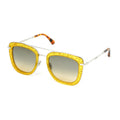 Jimmy Choo Women's Sunglasses Browline Yellow/Grey