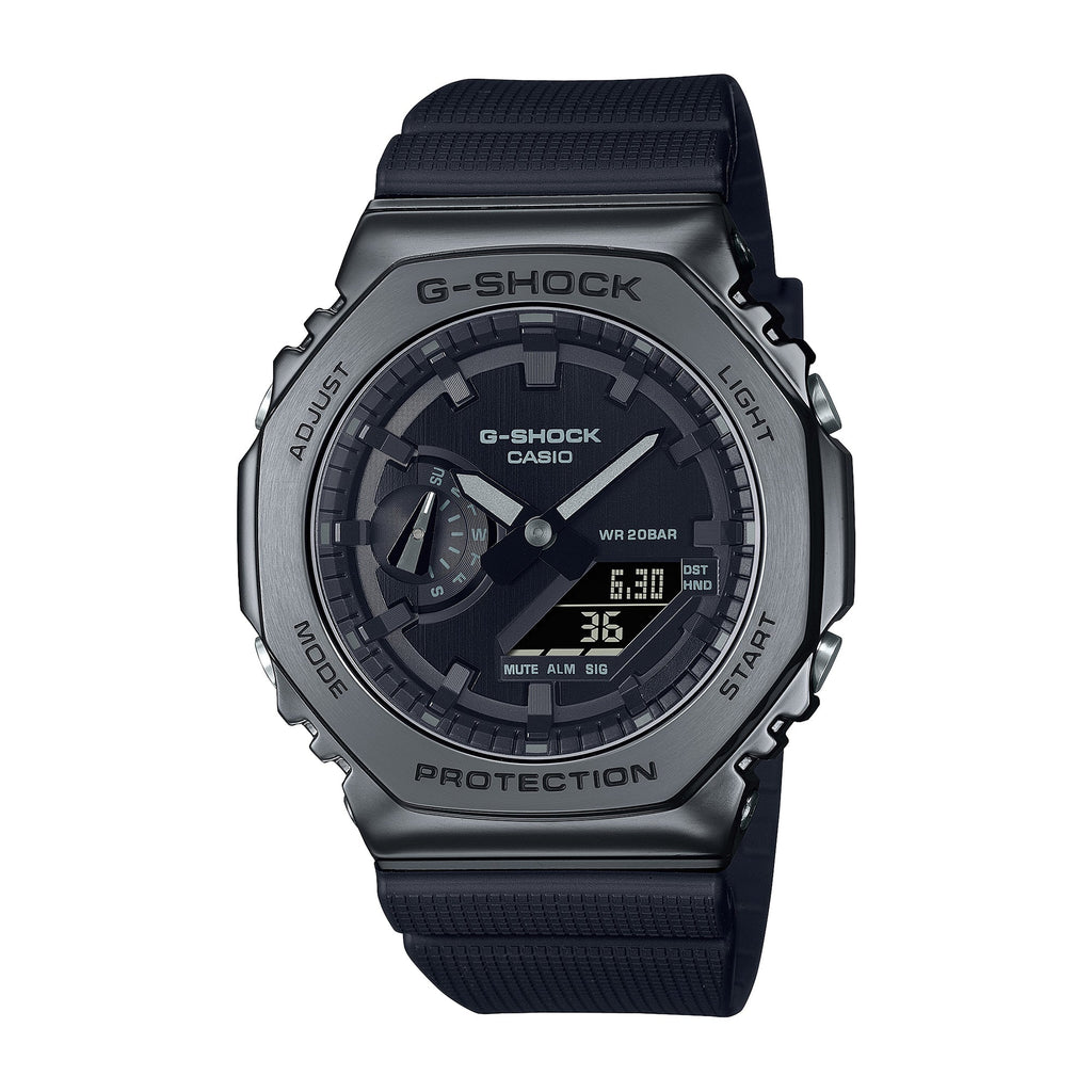 GM-2100BB-1A Quartz G Steel Stainless Steel / Resin Black