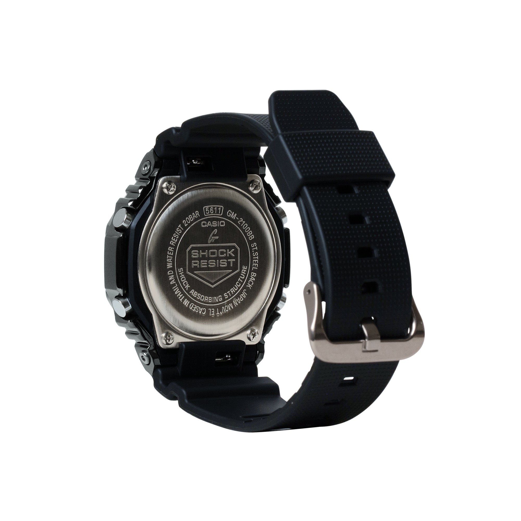 GM-2100BB-1A Quartz G Steel Stainless Steel / Resin Black
