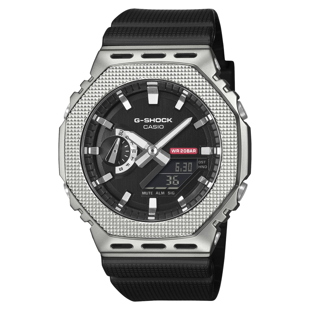 GM-2100M-1A Quartz G Steel Stainless Steel / Resin Silver