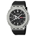 GM-2100M-1A Quartz G Steel Stainless Steel / Resin Silver