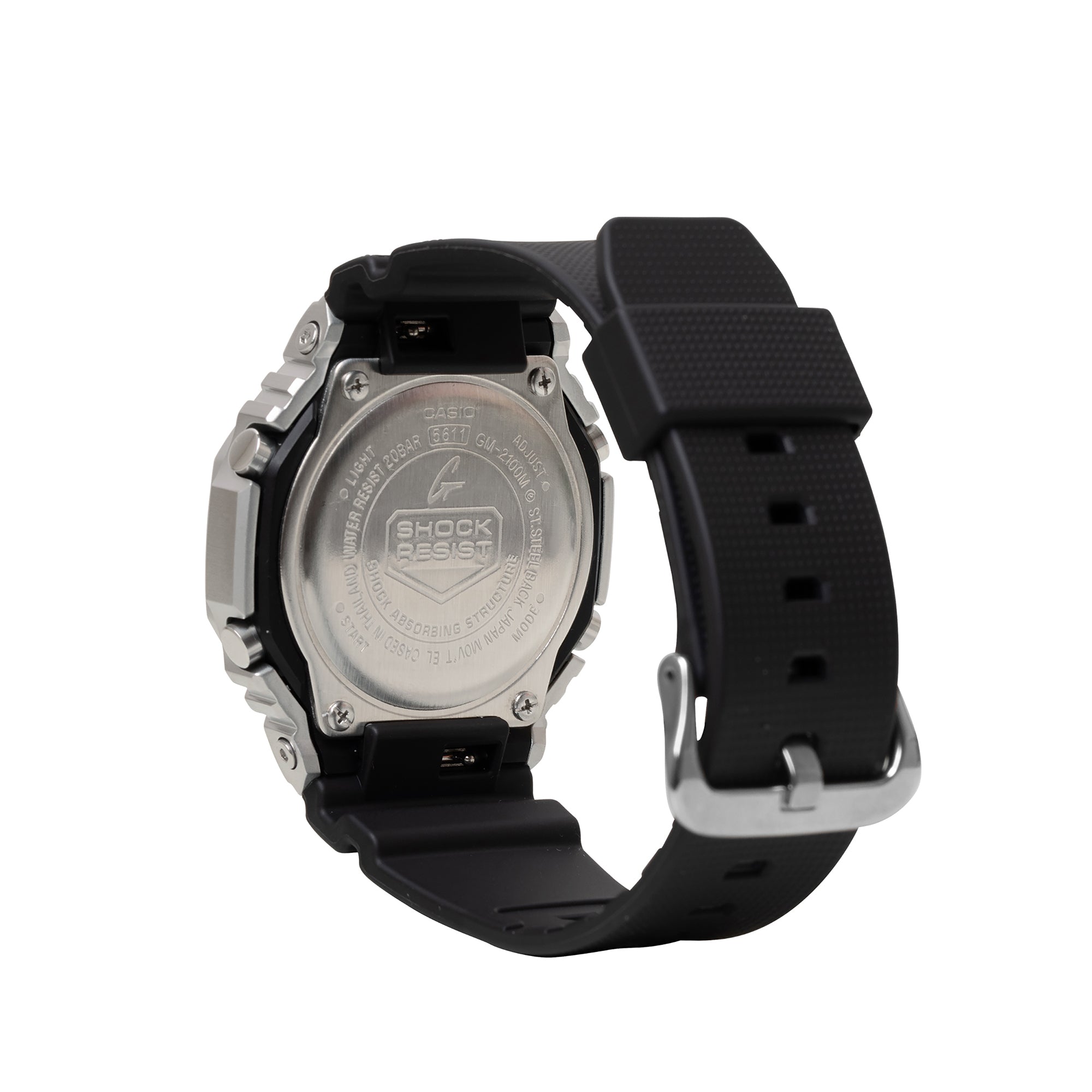 GM-2100M-1A Quartz G Steel Stainless Steel / Resin Silver