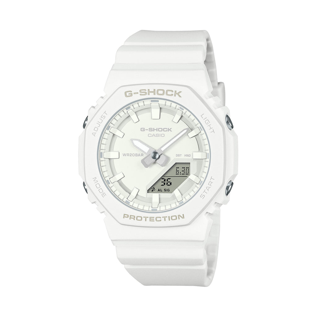 GMA-P2100-7A Quartz Ladies Resin White