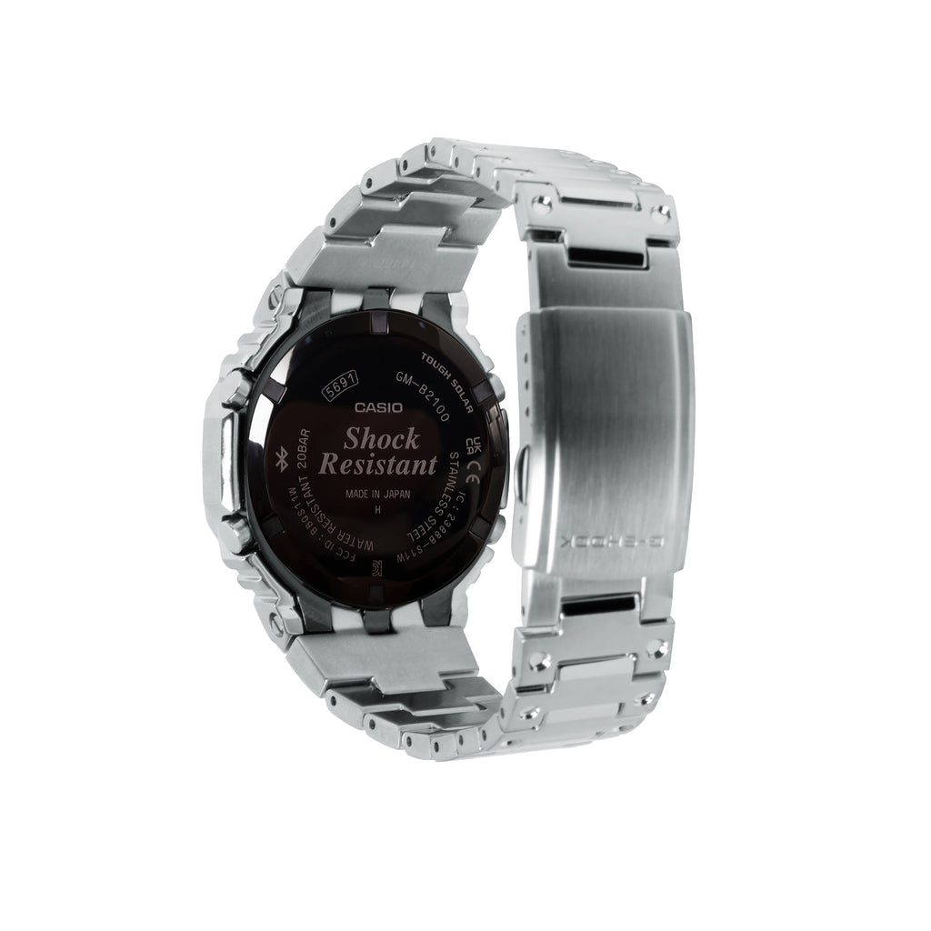 GM-B2100SD-1C Solar Premium Metal Stainless Steel   Silver