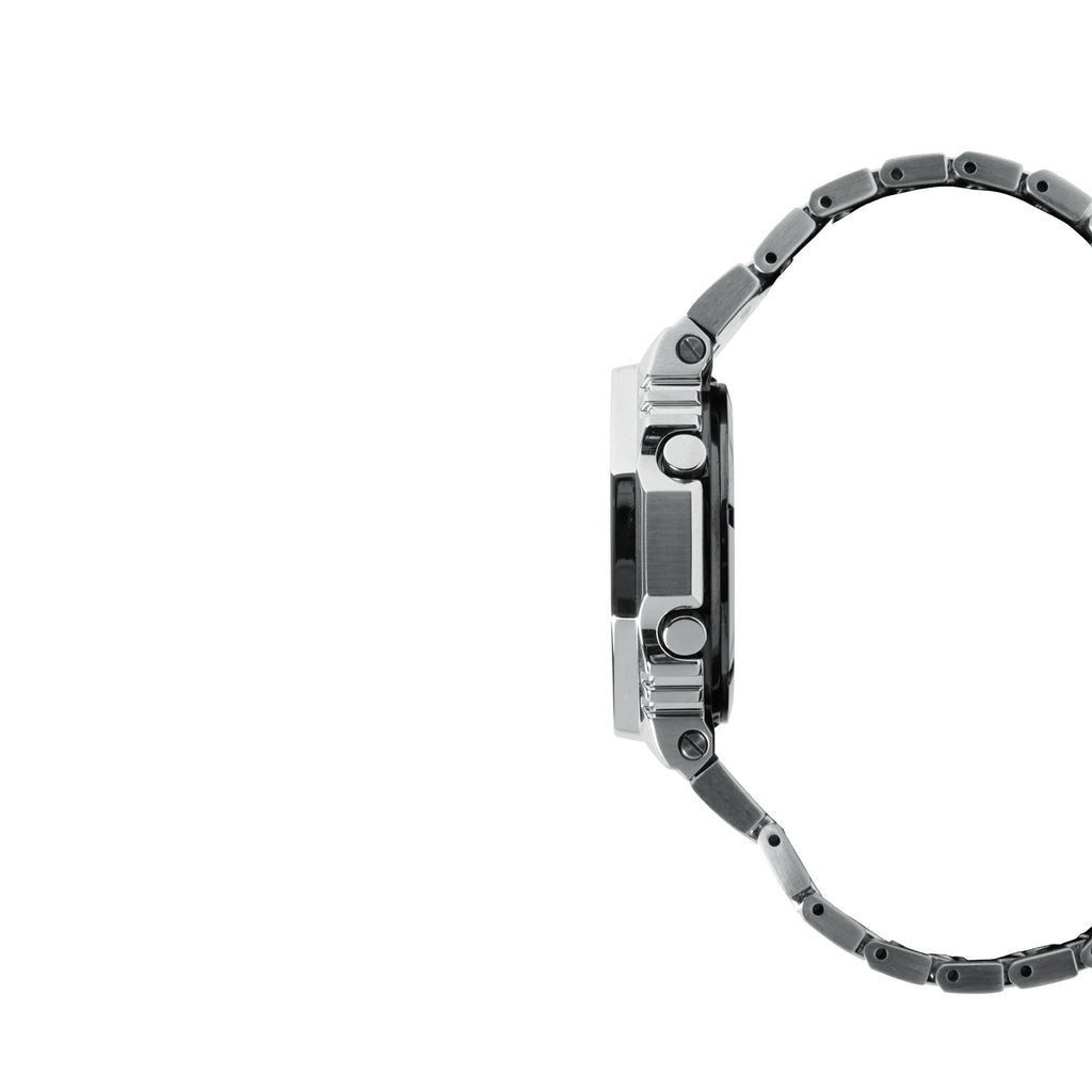 GM-B2100SD-1C Solar Premium Metal Stainless Steel   Silver