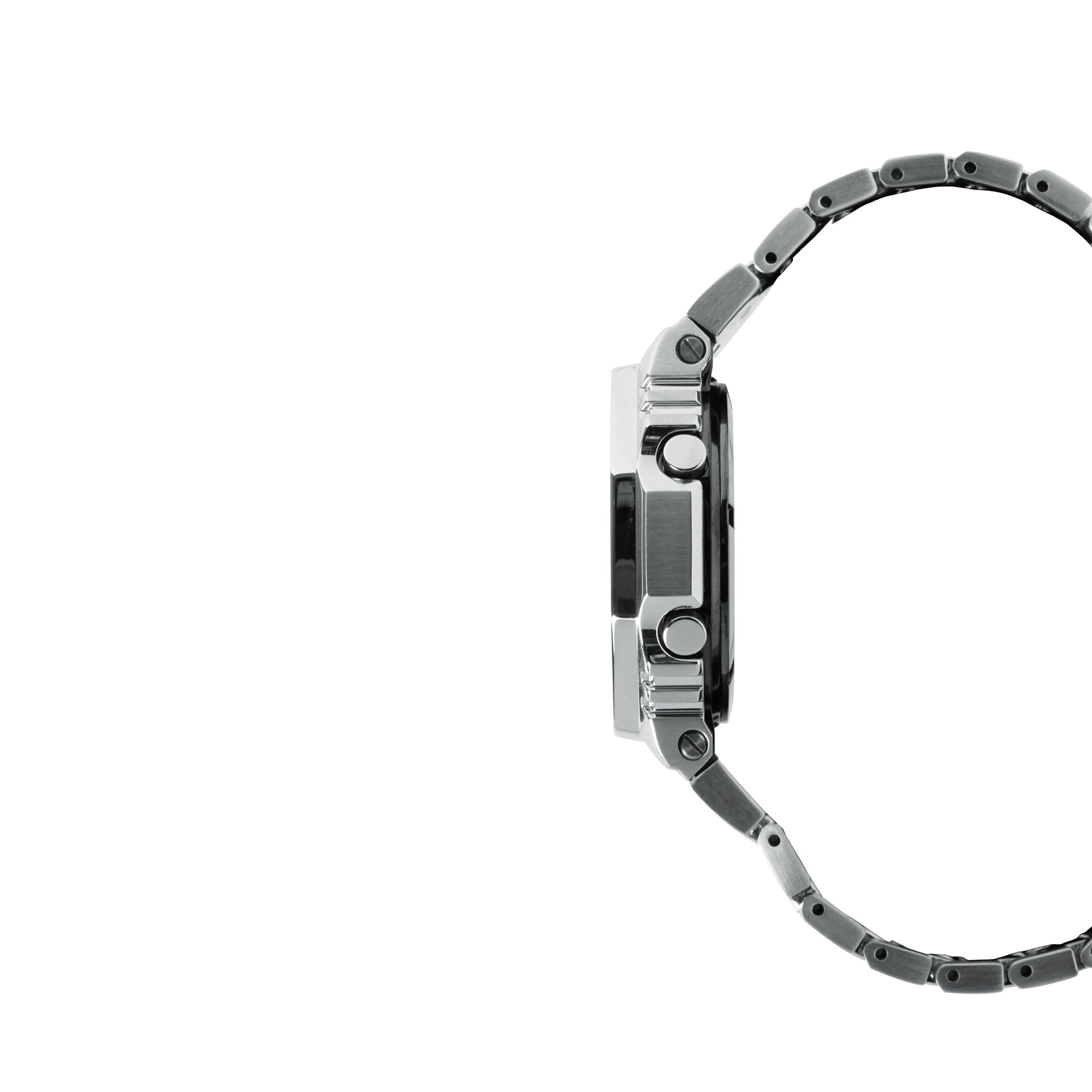 GM-B2100SD-1C Solar Premium Metal Stainless Steel   Silver