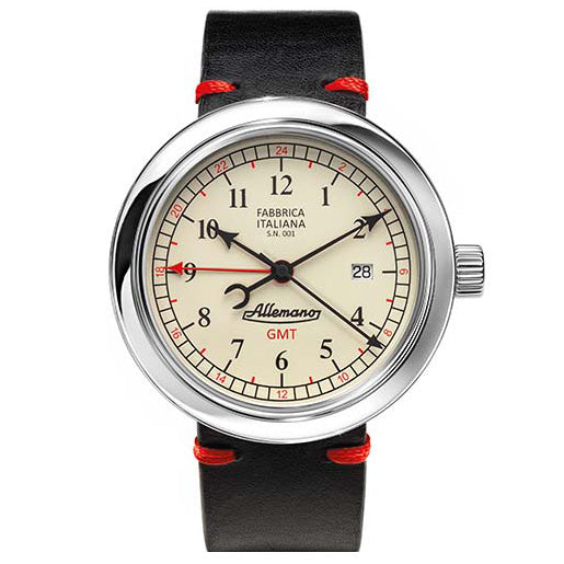 Allemano GMT A 1919 Men's White Watch