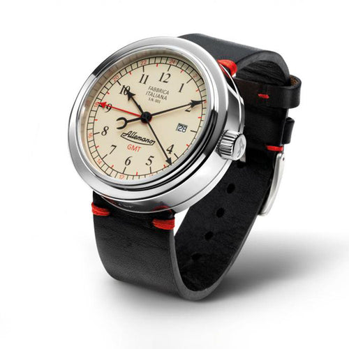 Allemano GMT A 1919 Men's White Watch