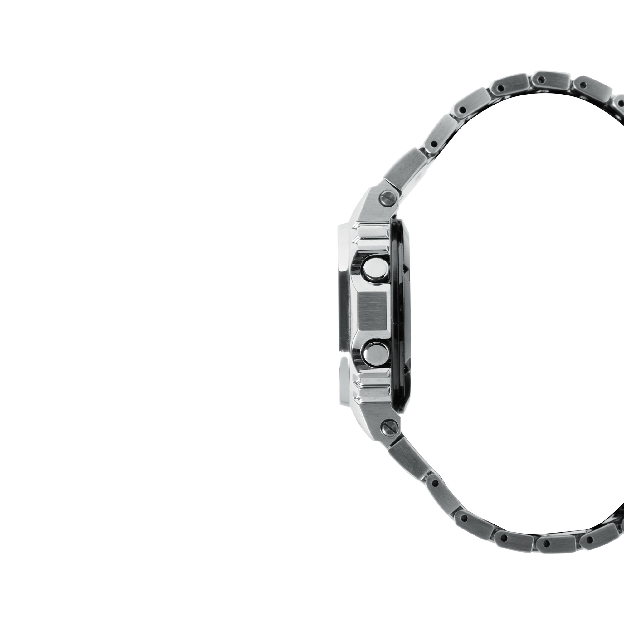 GMW-B5000D-1C Solar Premium Metal Stainless Steel Silver