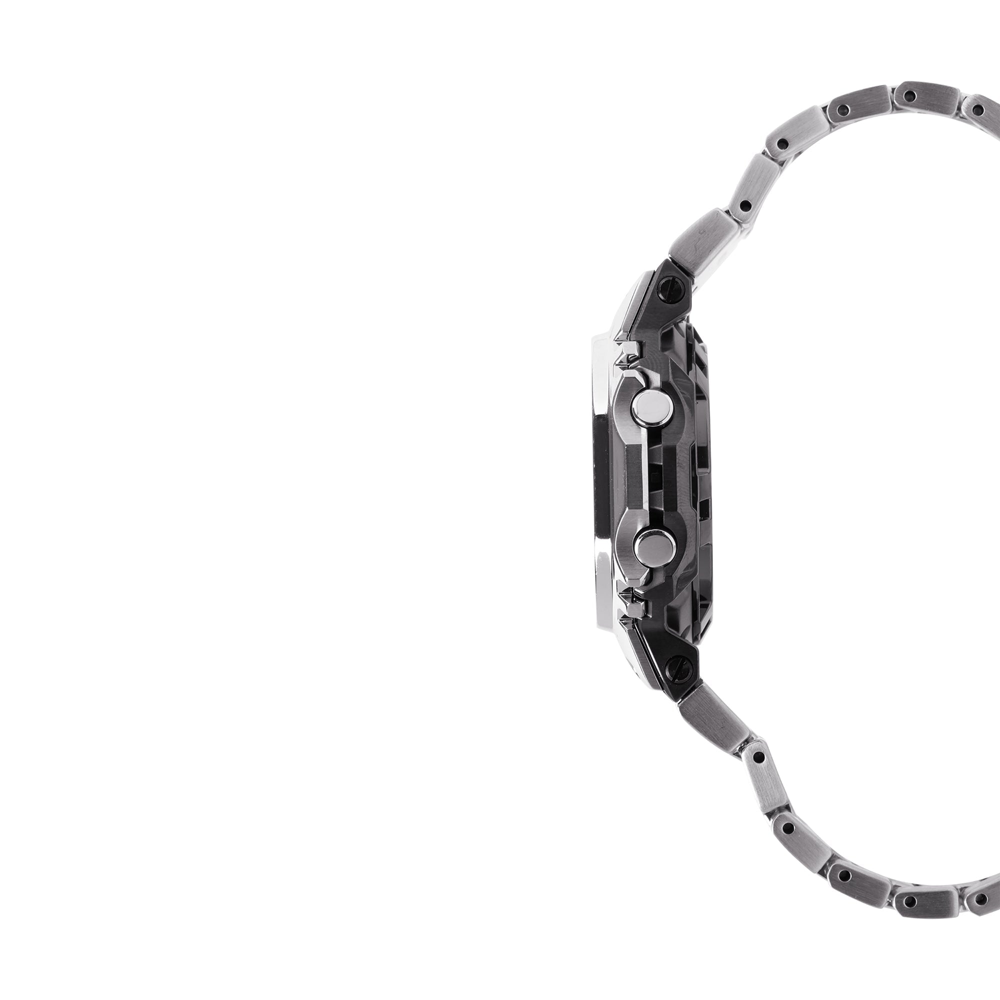 GMW-BZ5000D-1 Solar Premium Metal Stainless Steel Silver