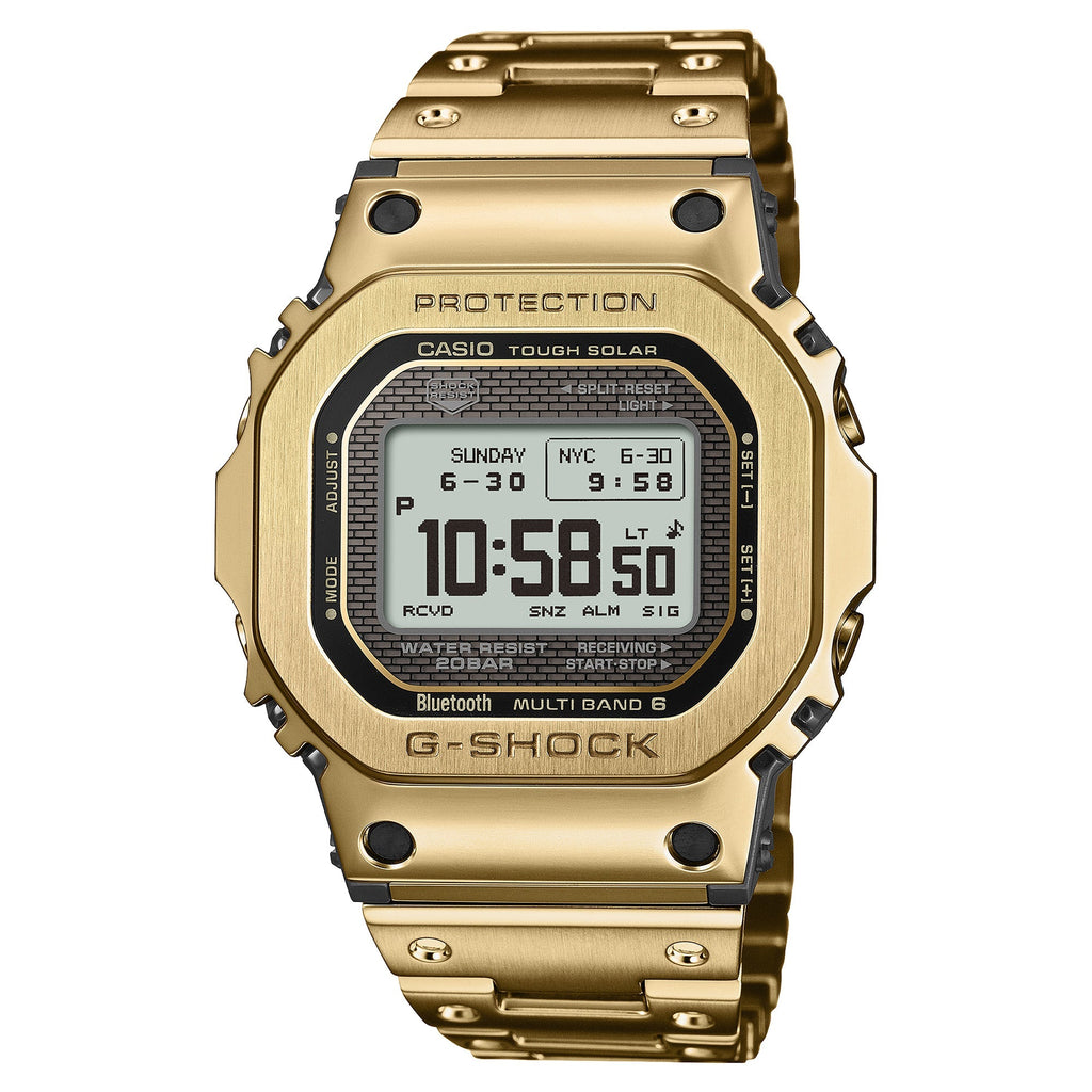 GMW-BZ5000GD-9 Solar Premium Metal Stainless Steel Gold