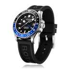 Rotary Seamatic GMT Men's Blue Black Watch