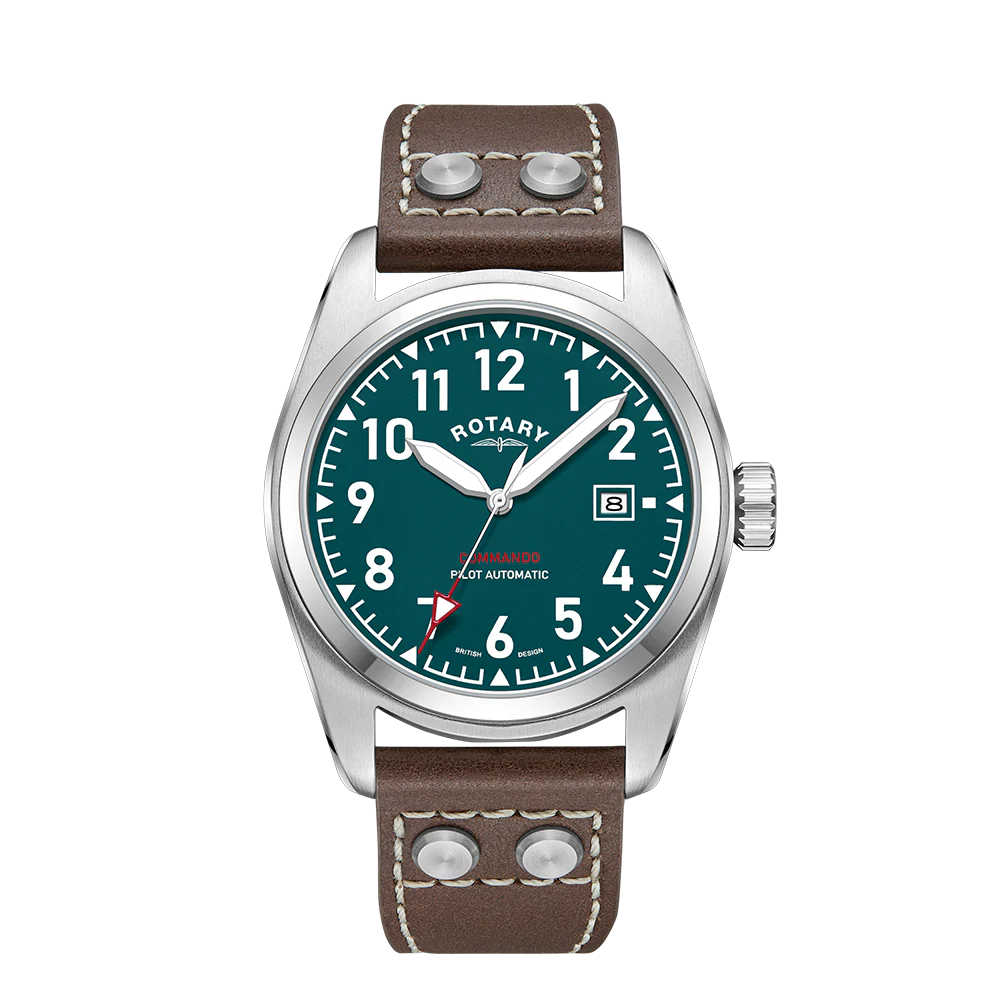 Rotary RW 1895 Pilot Men's Green Watch