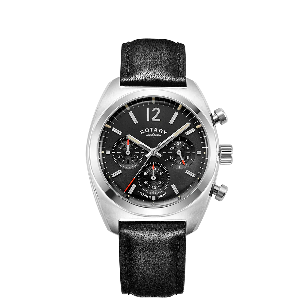 Rotary RW 1895 Chronograph Men's Black Watch