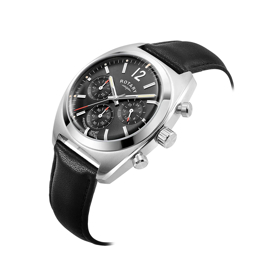 Rotary RW 1895 Chronograph Men's Black Watch