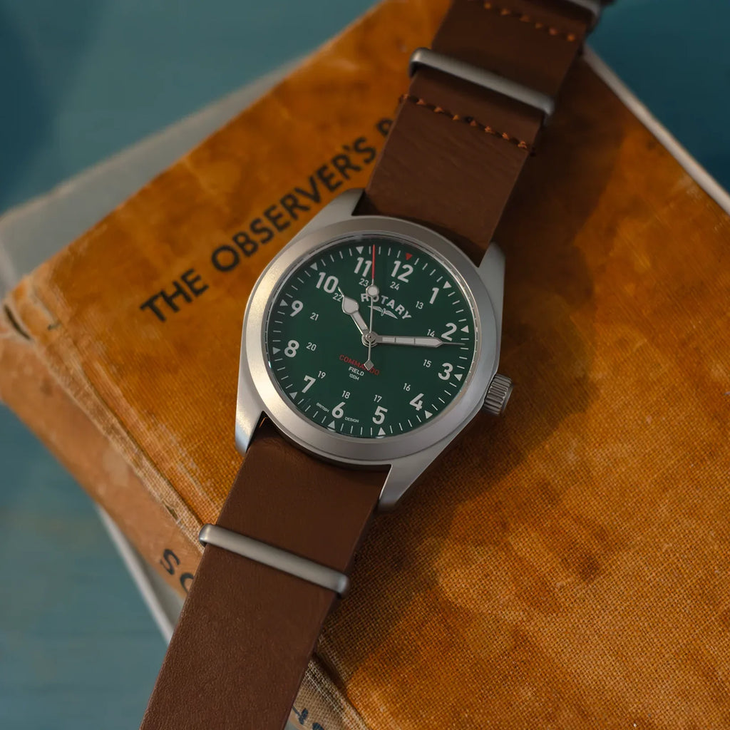 Rotary RW 1895 Field Men Watch Green