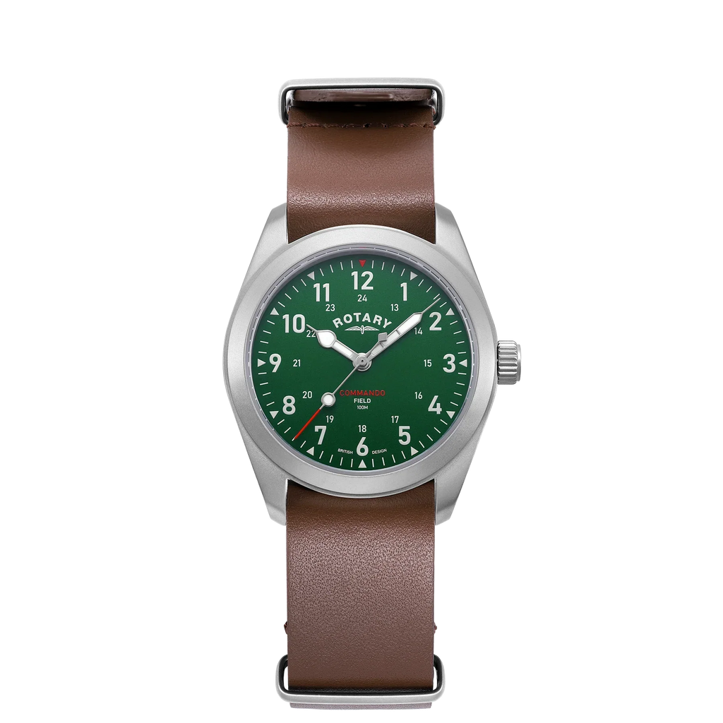 Rotary RW 1895 Field Men Watch Green