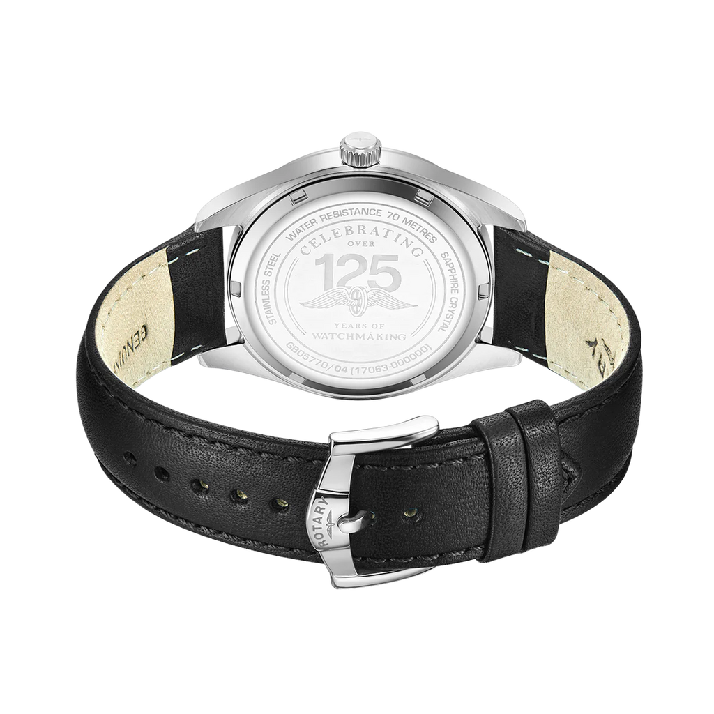 Rotary Heritage Sport Men's Black Watch