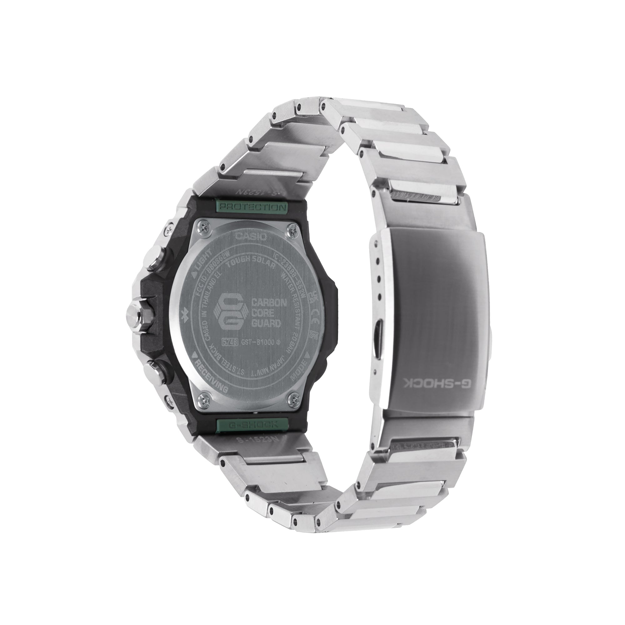 GST-B1000D-3A Solar G Steel Stainless Steel / Carbon Silver