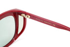 Gucci Women's Sunglasses Wraparound Rectangle Red