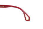 Gucci Women's Sunglasses Wraparound Rectangle Red