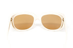 Gucci Women's Sunglasses Wraparound Rectangle Cream