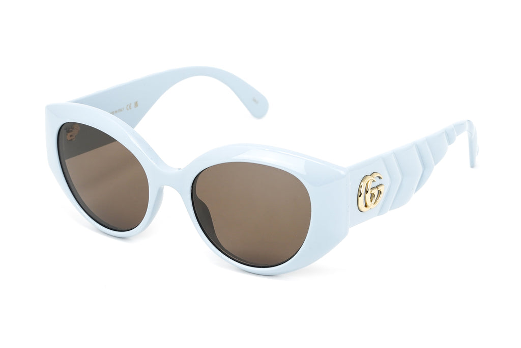 Gucci Women's Sunglasses Oversized Cat Eye Blue