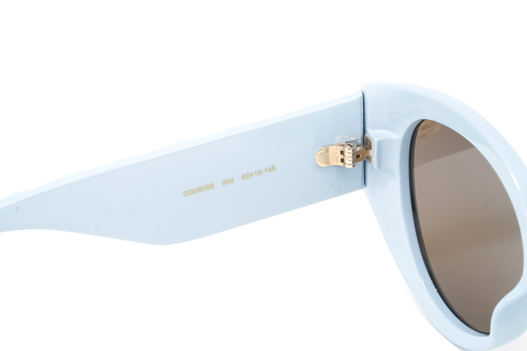 Gucci Women's Sunglasses Oversized Cat Eye Blue